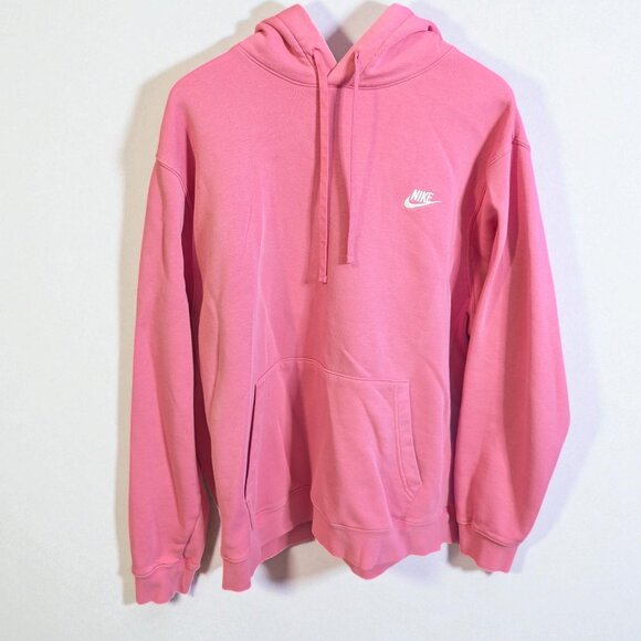 Nike Sportswear Club Fleece Pullover Hoodie, Pink, Men's XXL - Picture 1 of 5